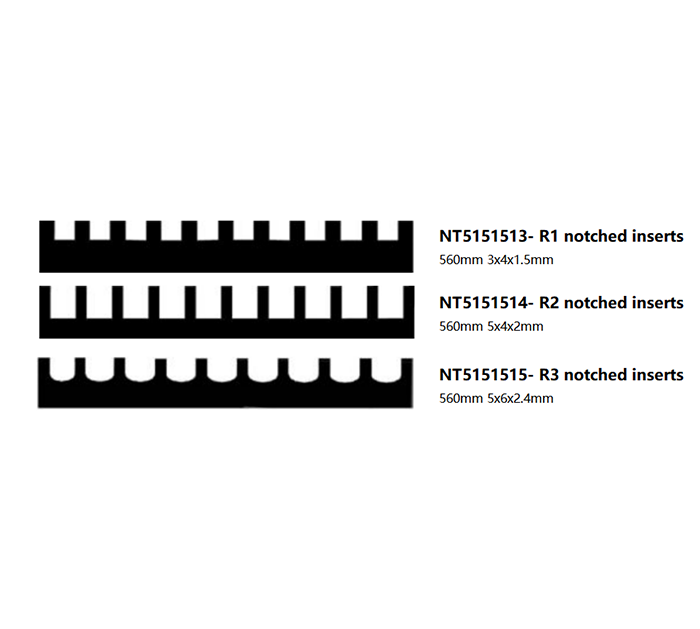 NT5151520  Spreading Knife With Notched Insert R2 and 2 pins