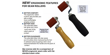 NEWS! NEICO Ergonomic features for seam rollers